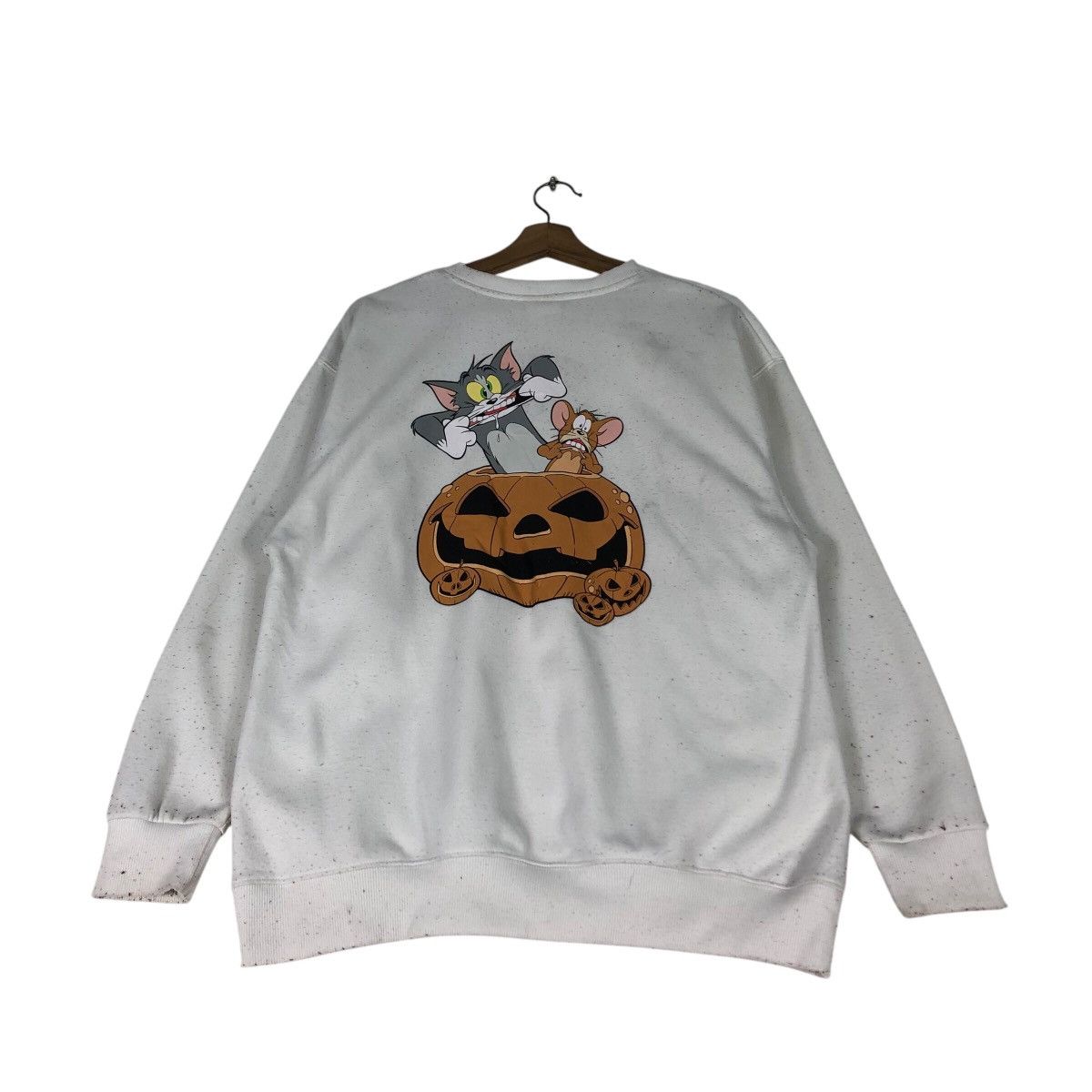 Cartoon Network × Japanese Brand × Vintage 📌Vintage Sweatshirt Crewneck Tom & Jerry Cartoon Big Logo Size US M / EU 48-50 / 2 - 11 Thumbnail