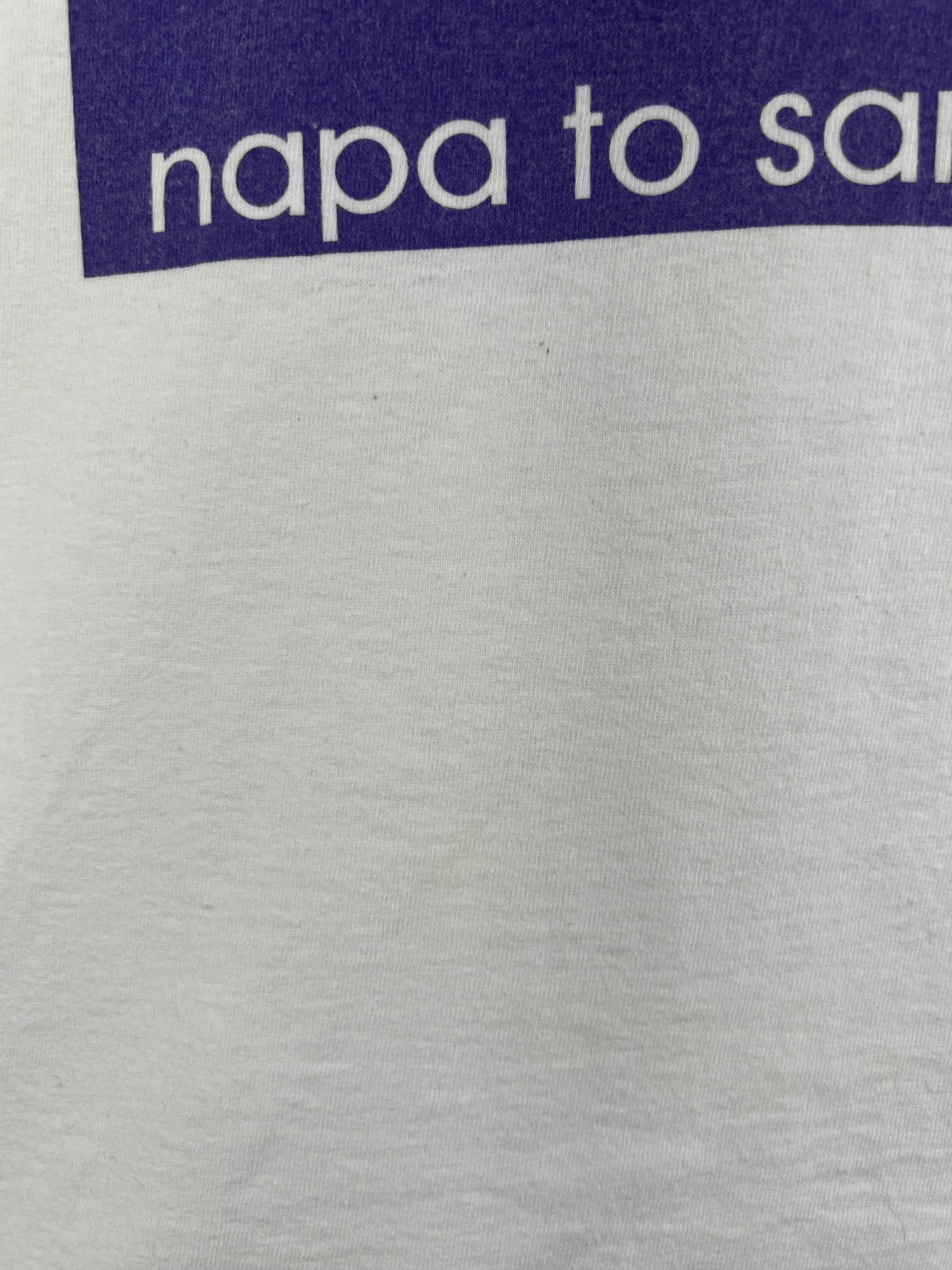 Vintage No.4864 Vintage 90s The Relay Pop Art Graphic Tee (L) Size US L / EU 52-54 / 3 - 6 Thumbnail