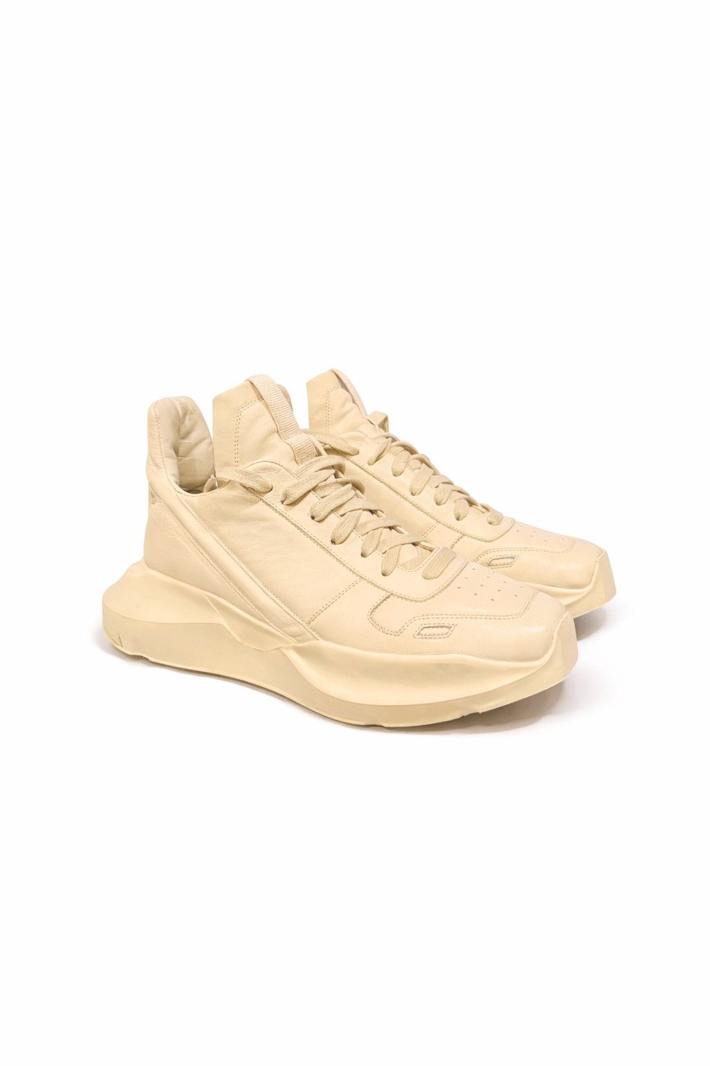 Rick Owens Rick Owens Geth Runners 40 EU milk/milk Size US 7 / EU 40 - 1 Thumbnail
