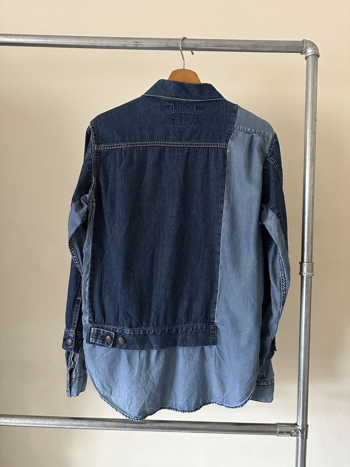 Maison MIHARA YASUHIRO SS2011 Mihara Yasuhiro Reconstruct Type 2 Denim Jacket Size US S / EU 44-46 / 1 - 5 Thumbnail