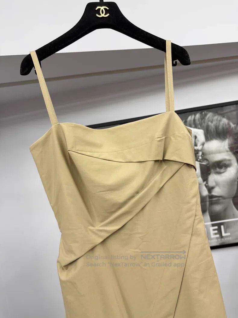 Dior Dior Khaki suspender dress Size S / US 4 / IT 40 - 2 Thumbnail
