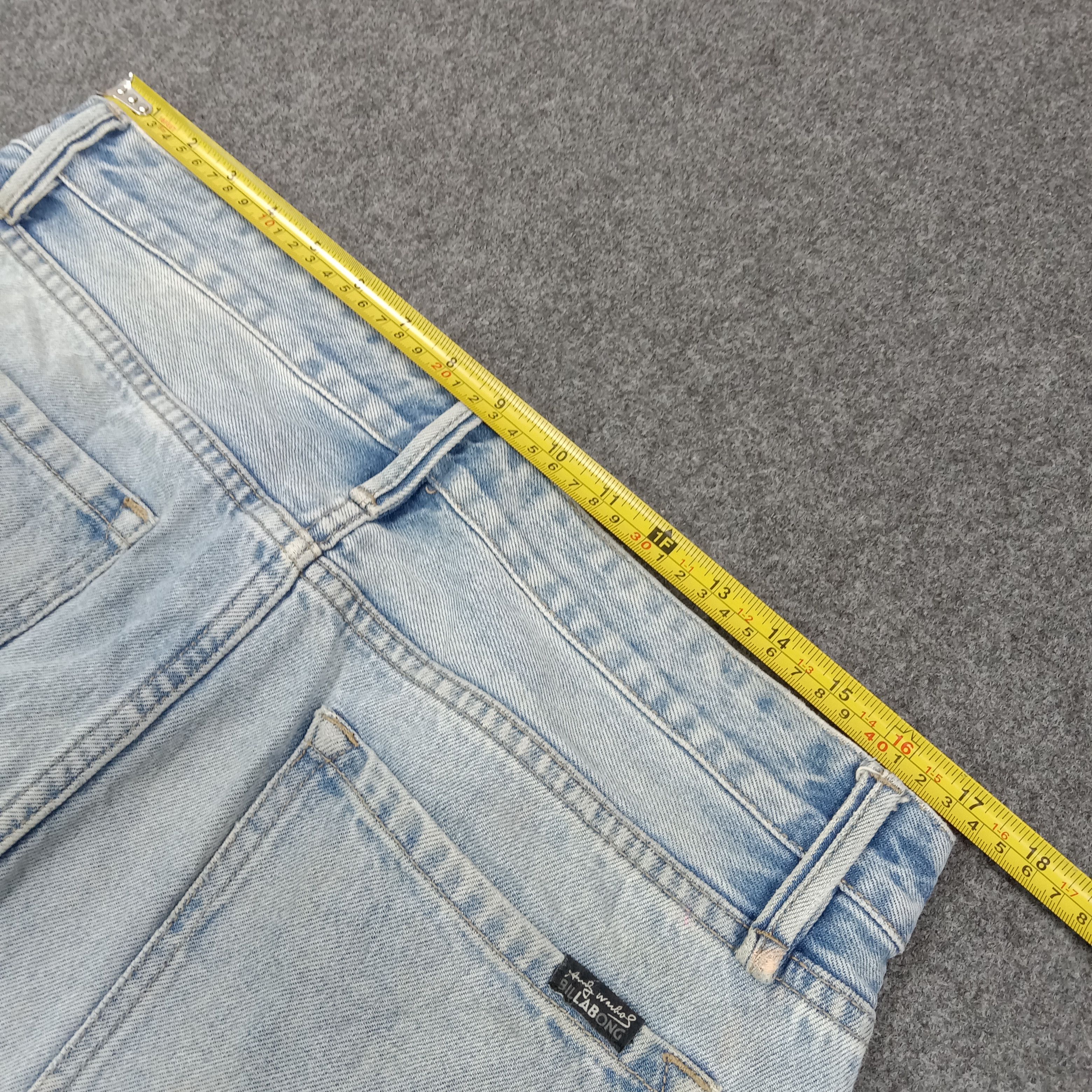 Billabong Vintage Andy Warhol x Billabong Selvedge Denim Jeans C280N9 Size US 35 - 11 Thumbnail