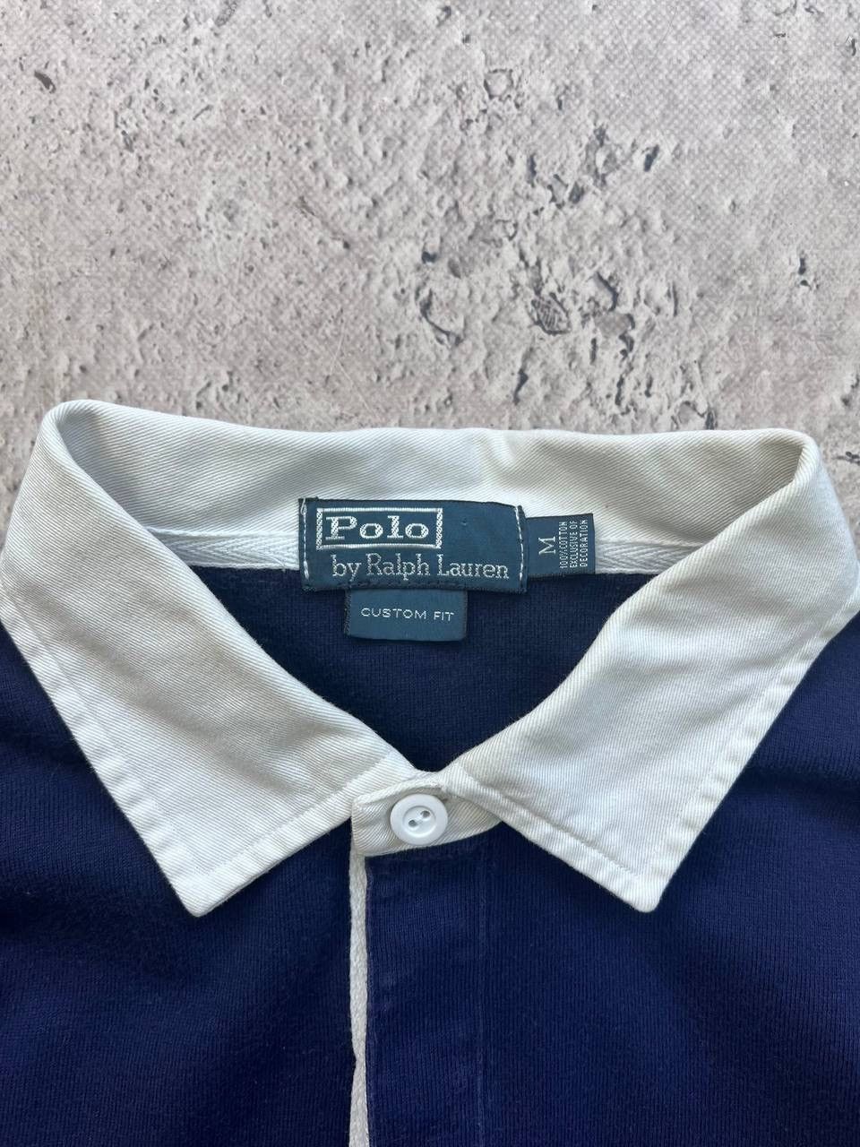 Polo Ralph Lauren × Ralph Lauren × Vintage Vintage Polo Ralph Lauren Rugby Shirt Long Sleeve Striped Size US M / EU 48-50 / 2 - 10 Thumbnail