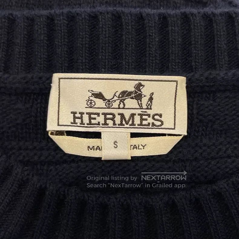 Hermes Hermes Navy Blue Sweater Size US S / EU 44-46 / 1 - 5 Thumbnail
