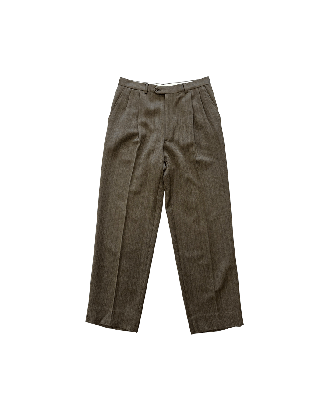 Valentino Valentino Uomo Early 90s Herringbone Suit Set Up Size 40R - 7 Thumbnail
