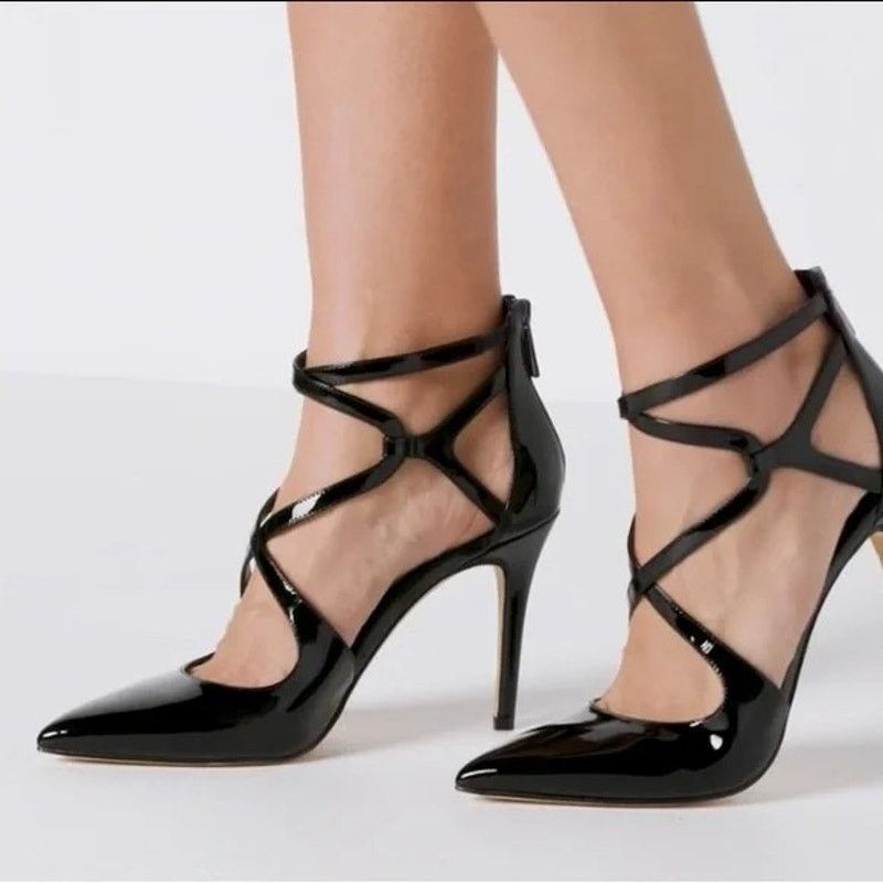 Michael Kors Michael Kors Catia Patent Leather Stiletto Heels 9 Size US 9 / IT 39 - 10 Thumbnail