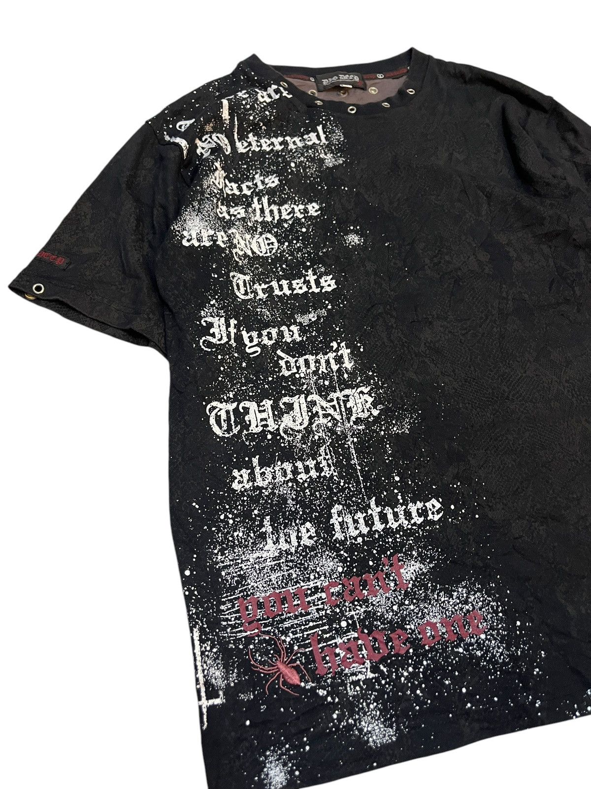 Hysteric Glamour Y2K Dig Deep Poem Piercing Tee Size US M / EU 48-50 / 2 - 3 Thumbnail
