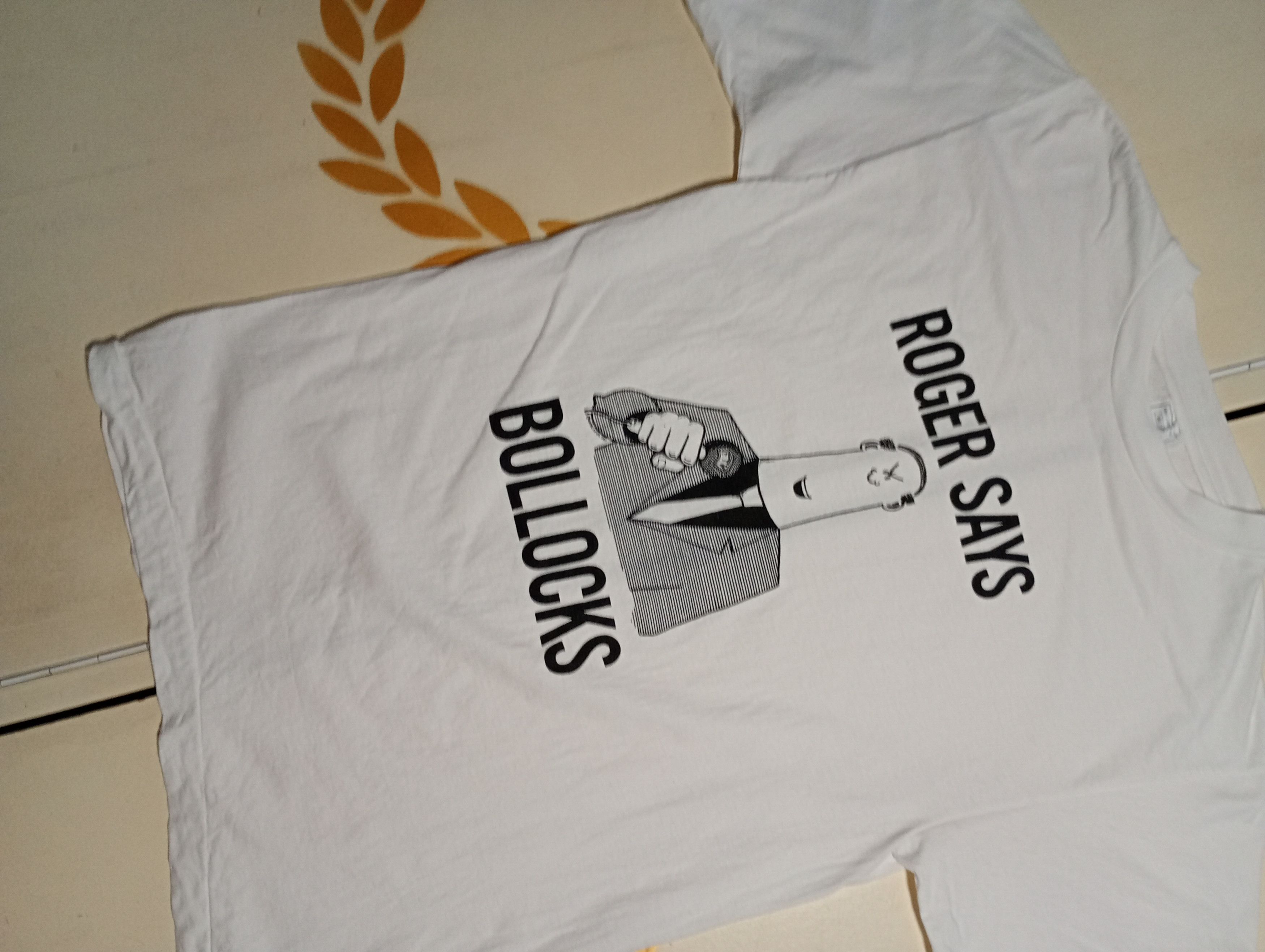 Vintage Roger Says Bolloks T-Shirt Vintage 80's Size US M / EU 48-50 / 2 - 5 Thumbnail