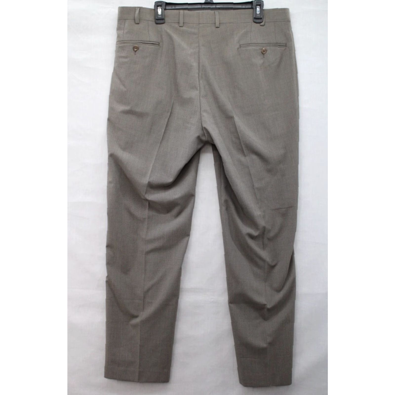 Ralph Lauren Lauren Ralph Lauren Dress Pants Men's 38x32 Brown Flat Front Business Preppy Size US 38 / EU 54 - 7 Thumbnail