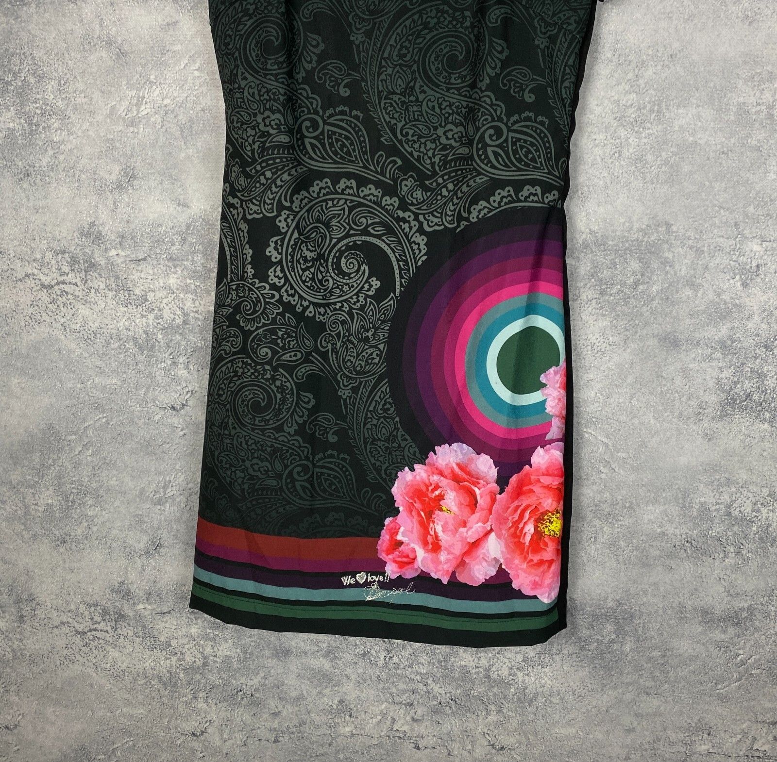 Desigual Desigual Dress Women's Size 36 Multicolor Short Sleeve ` Size XS / US 0-2 / IT 36-38 - 3 Thumbnail