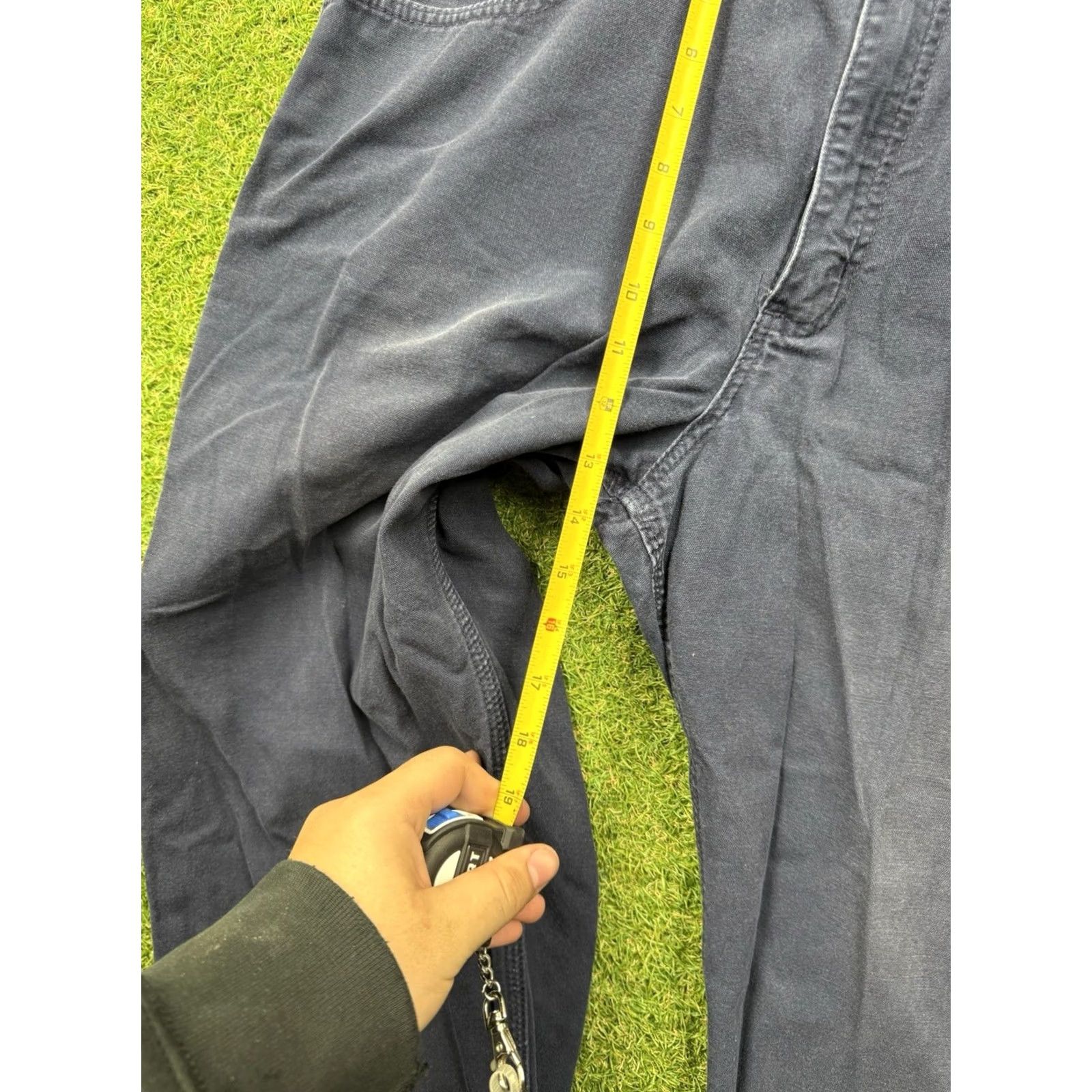 Carhartt Carhartt Carpenter Pants Mens 40x30 Navy Blue 40x30 B159 NVY Loose Fit Work Pants Size US 40 / EU 56 - 5 Thumbnail
