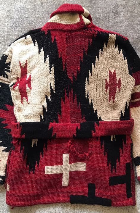 Polo Ralph Lauren Polo Ralph Lauren Native Pattern Knit Gown Cardigan Size S Size US S / EU 44-46 / 1 - 6 Thumbnail