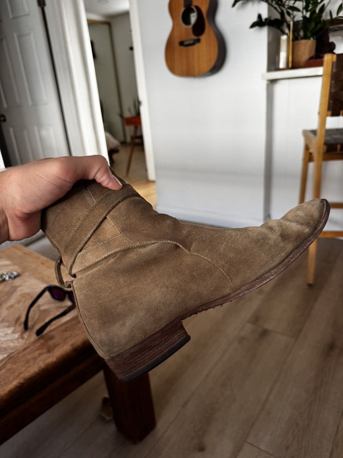 Saint Laurent Paris Sigaro Tan hedi jodphur wyatt Size US 9 / EU 42 - 6 Thumbnail