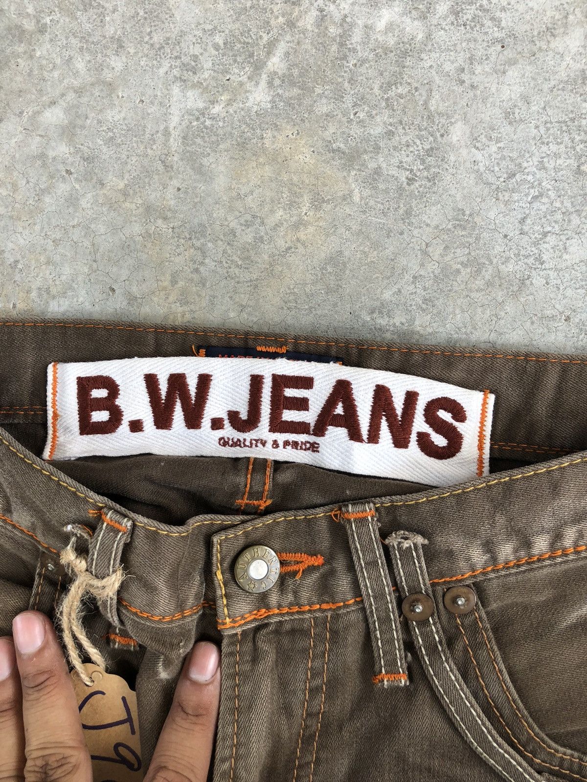 Japanese Brand Y2K BW Flare Jeans Distressed Jeans Size US 30 / EU 46 - 13 Thumbnail