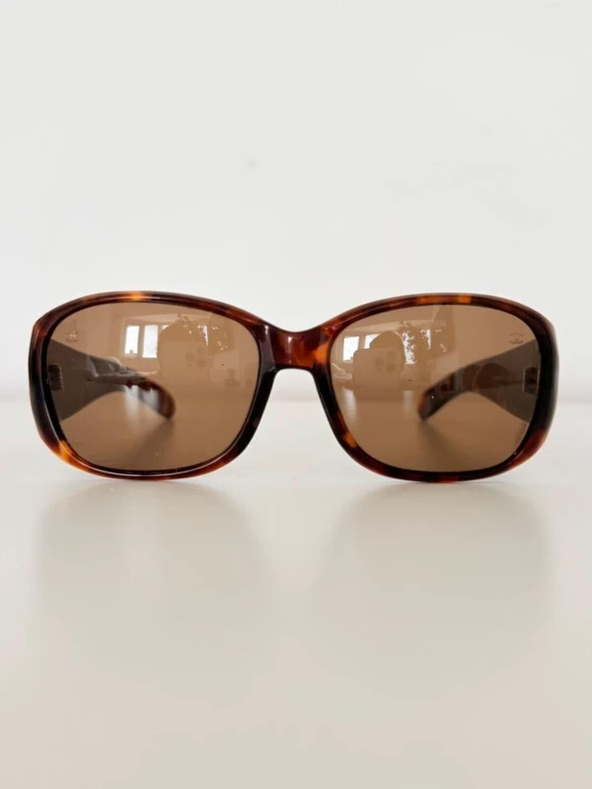 Chanel Chanel Oversized Tortoiseshell Sunglasses Size ONE SIZE - 3 Thumbnail
