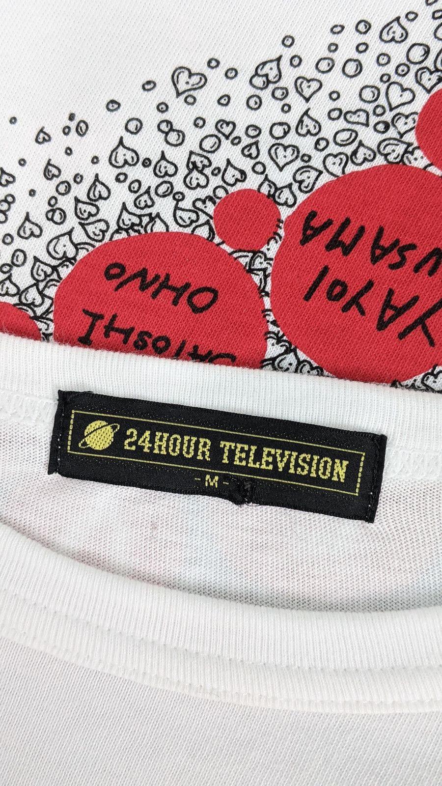 Japanese Brand Vintage Yayoi Kusama x Satoshi Ohno 24 hour television shirt Size US M / EU 48-50 / 2 - 4 Thumbnail