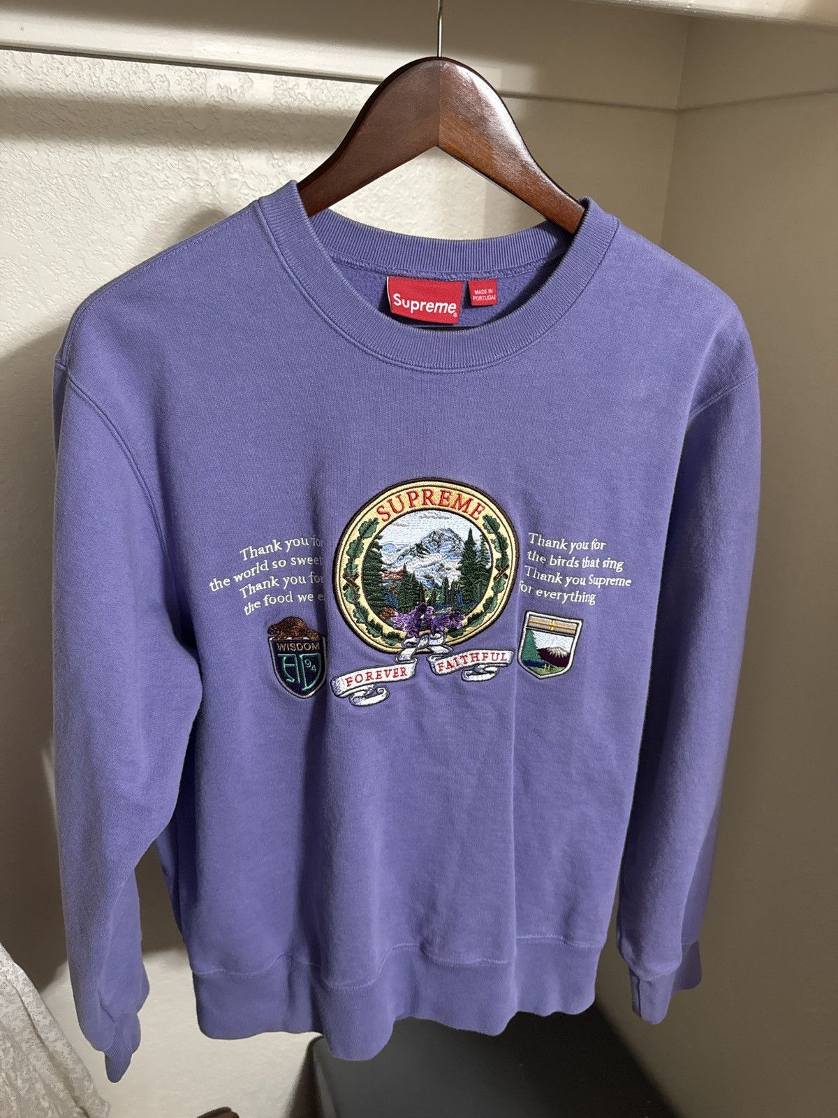 Supreme Supreme Mountain Crewneck | Grailed