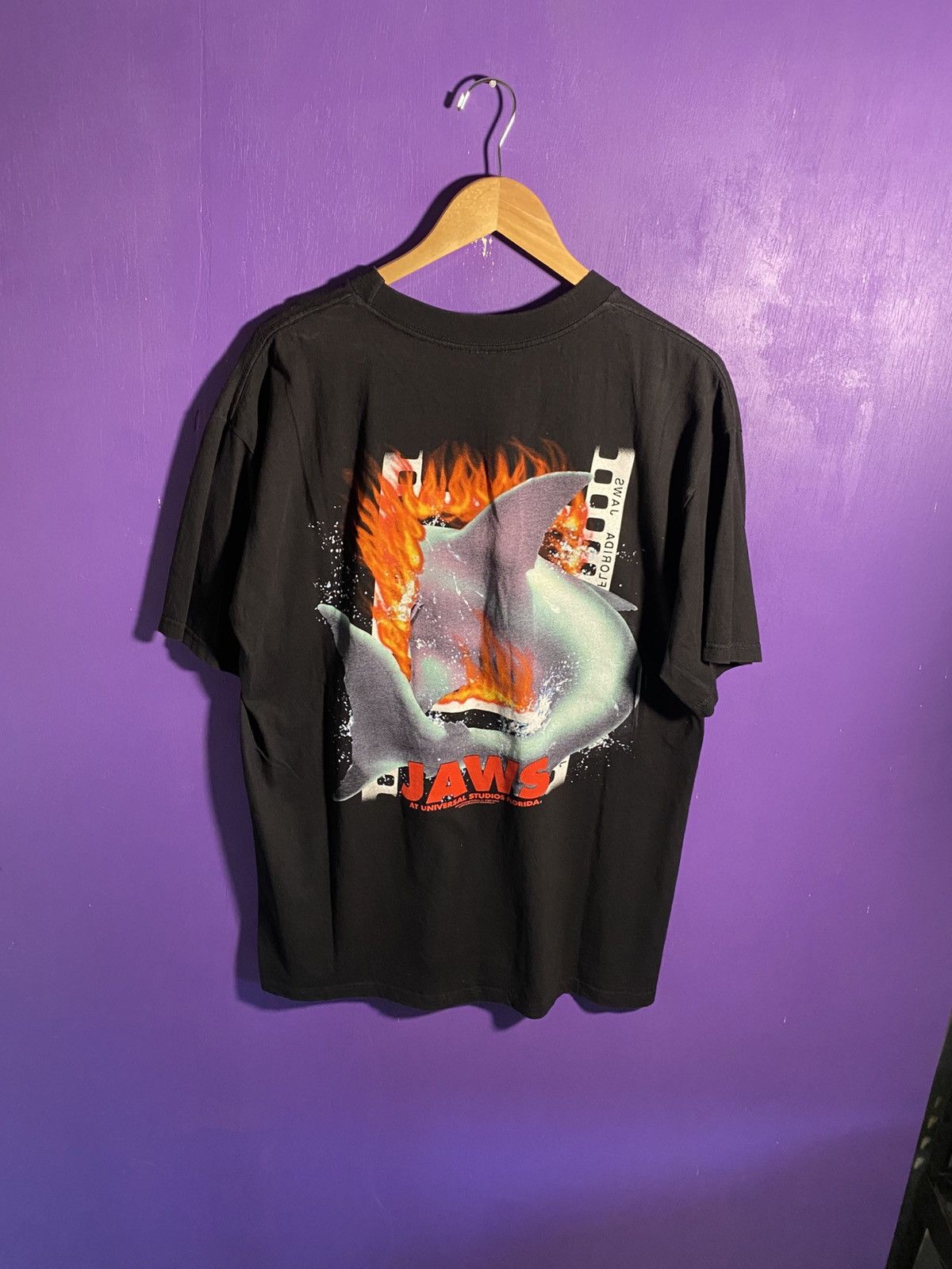 Other Vintage 90s Universal Jaws movie promo t-shirt Size US XL / EU 56 / 4 - 2 Thumbnail