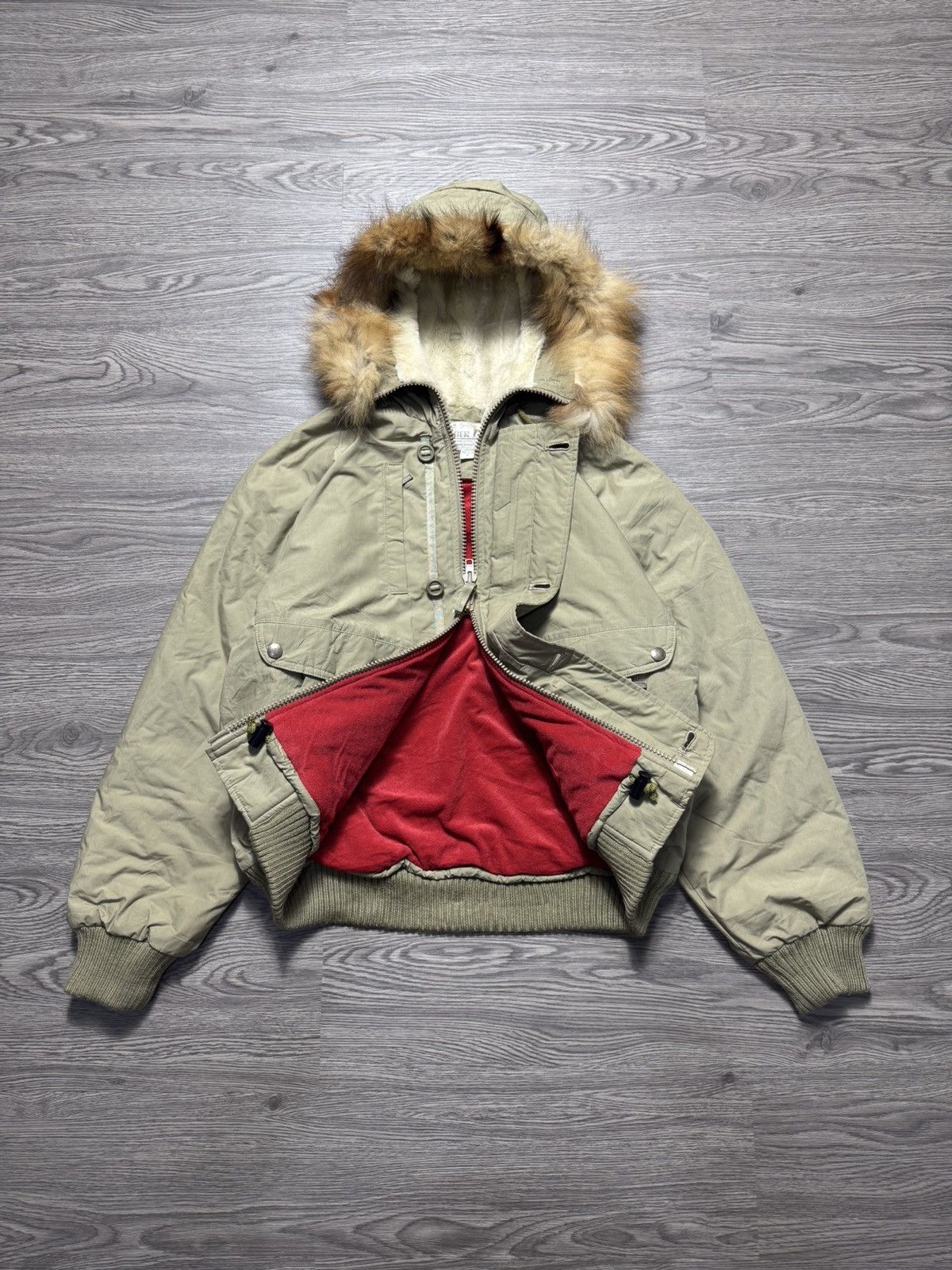 If Six Was Nine 2000s Timber Line by Daiwa Fur Faux Fishing Jacket Size US M / EU 48-50 / 2 - 2 Thumbnail