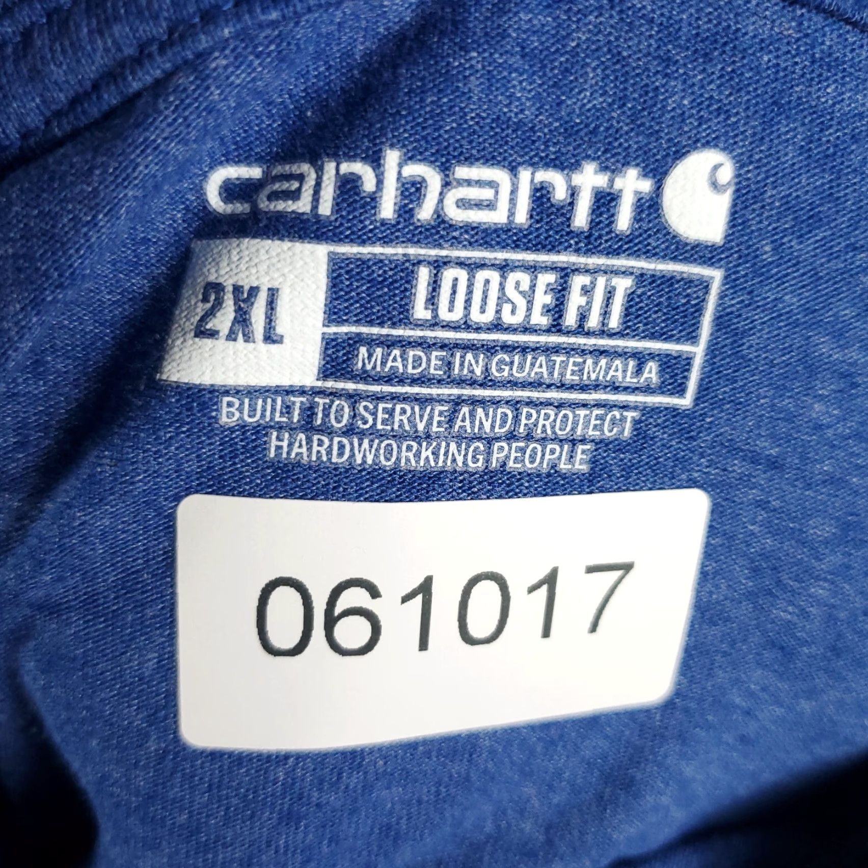 Carhartt Carhartt 2XL Blue Pocket T-Shirt Mens Short Sleeve Classic American Size US XXL / EU 58 / 5 - 6 Thumbnail