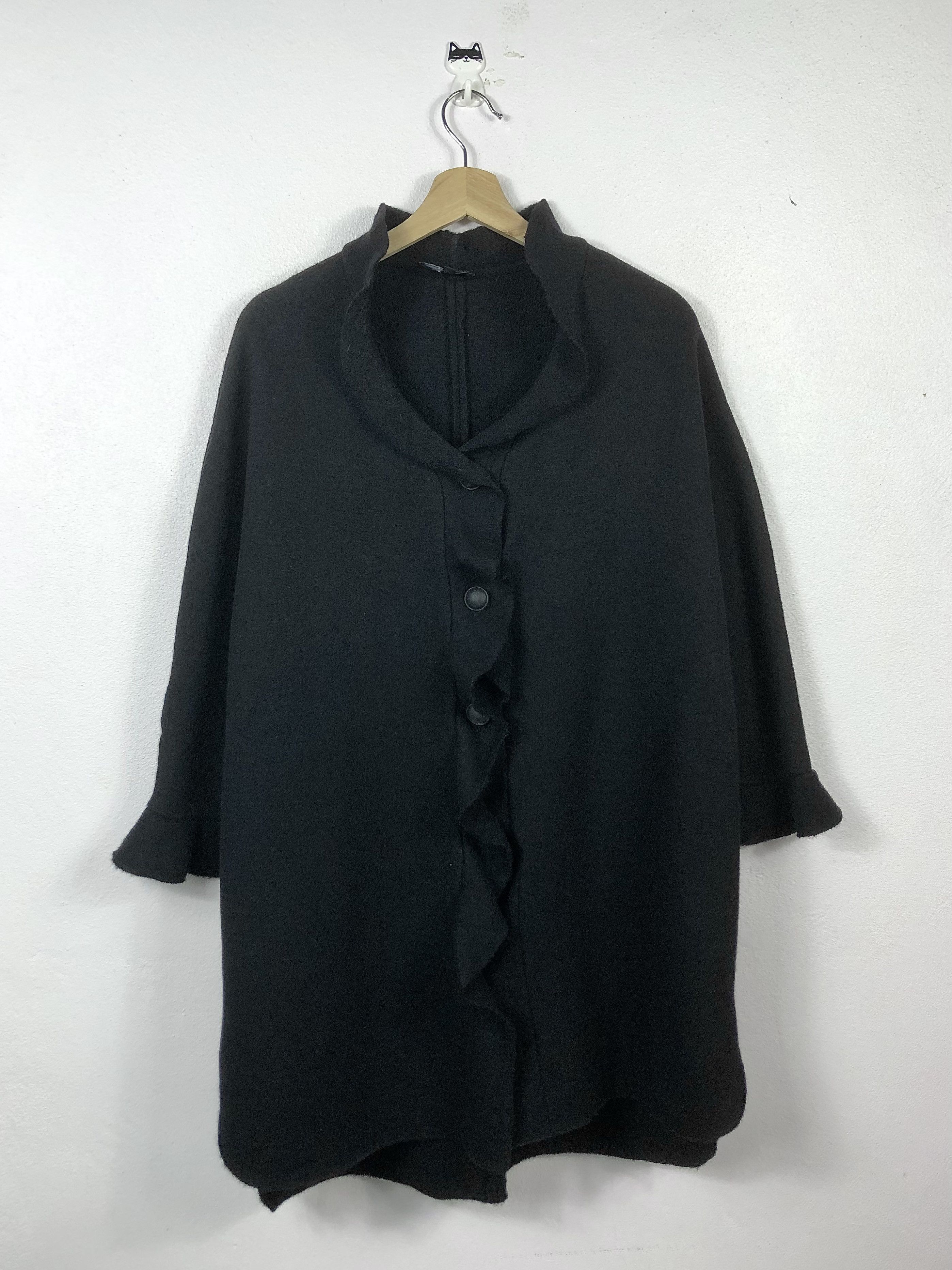 Emporio Armani Rare Emporio Armani Wool Button Jacket Size US XXS / EU 40 - 1 Thumbnail