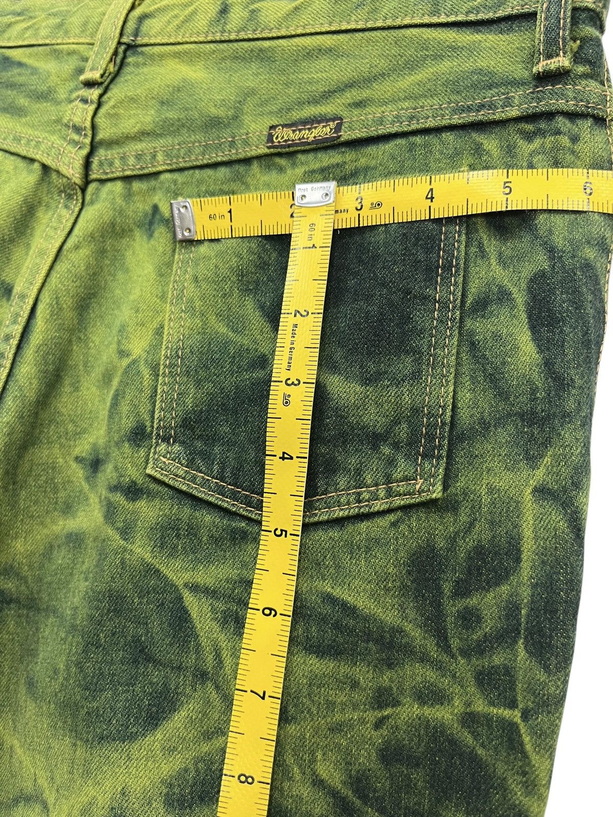 Wrangler 🔥Vintage WRANGLER TieDye Buttonfly Bush Pants Super FLARE Size US 30 / EU 46 - 8 Thumbnail
