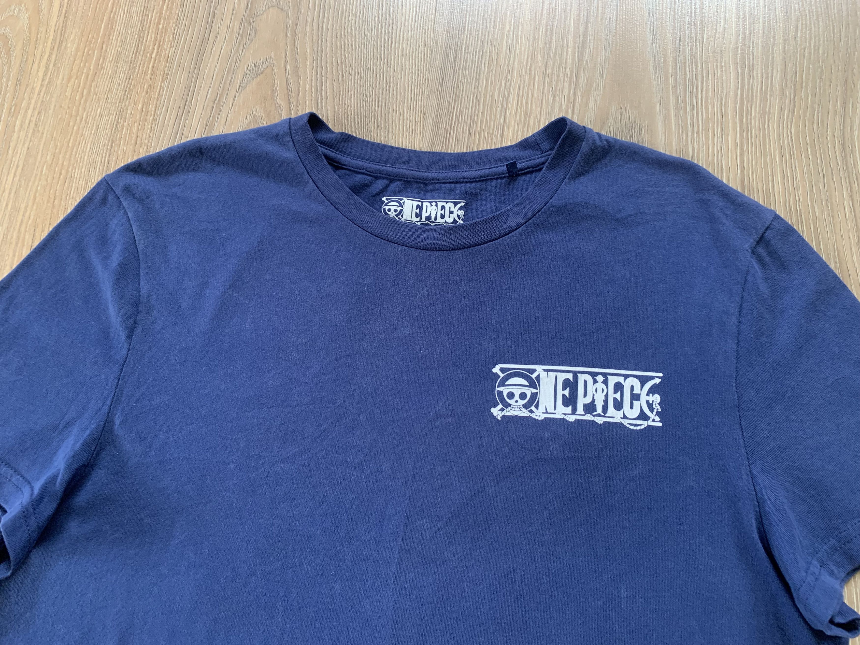 Primark One Piece Anime Crew Neck Blue Printed T Shirt Size US XS / EU 42 / 0 - 4 Thumbnail