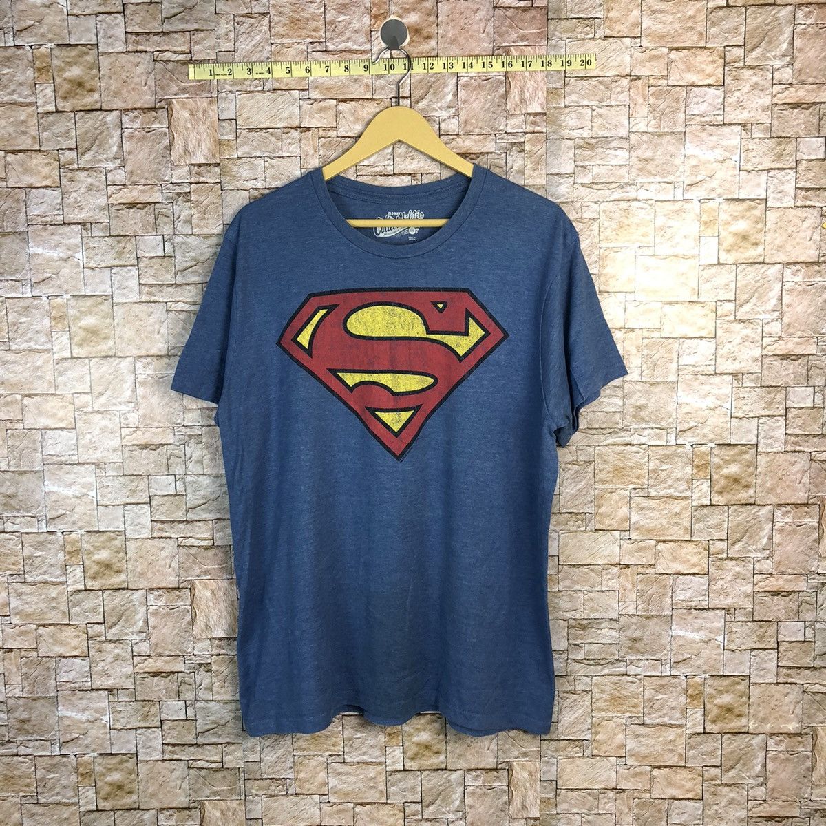 Japanese Brand × Marvel Comics Superman Blue T-Shirt #A549 Size US L / EU 52-54 / 3 - 1 Thumbnail