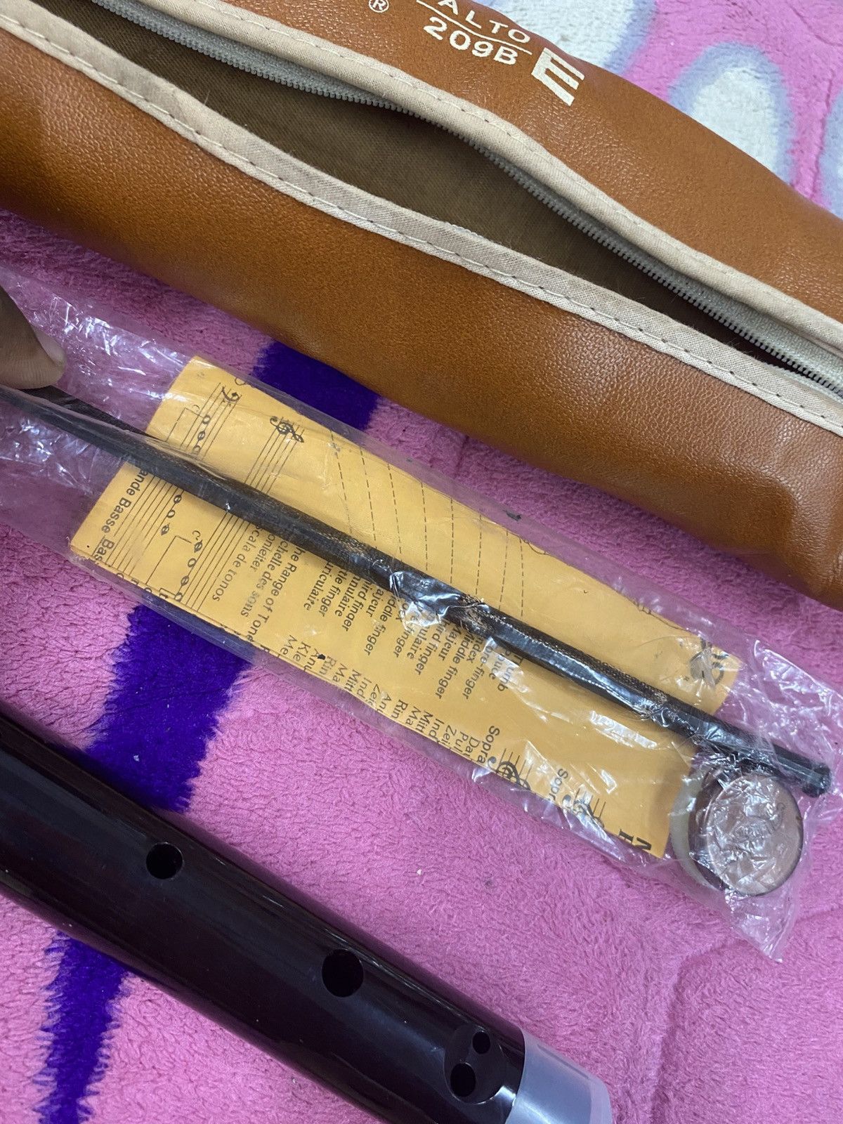Japanese Brand AULOS Robin Alto Recorder Baroque 209B (E) Japan Size ONE SIZE - 5 Thumbnail