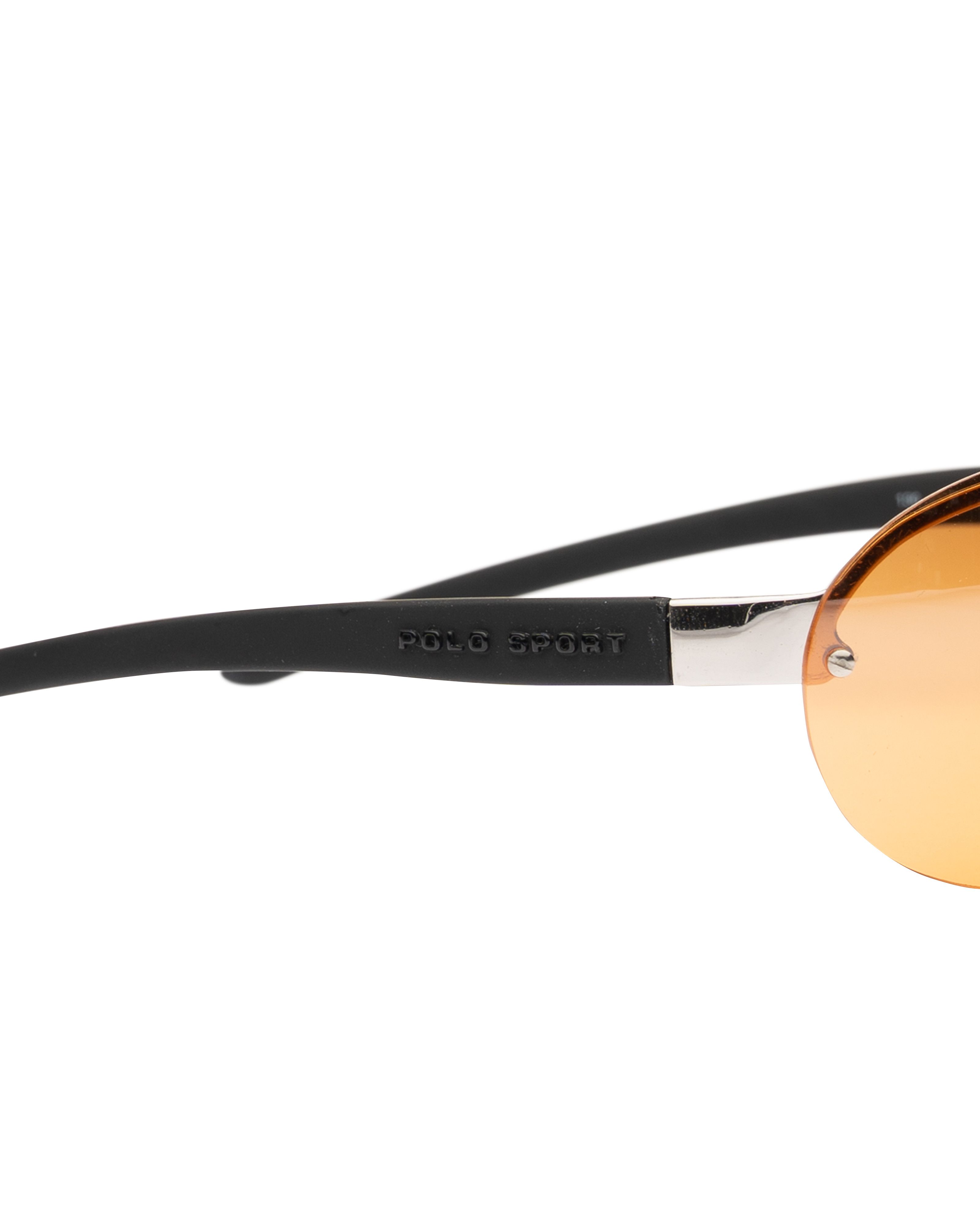 Polo Ralph Lauren Ralph Lauren Polo Sport '90s Orange Round Rimless Sunglasses Size ONE SIZE - 3 Thumbnail
