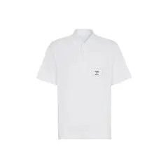 Other White Knit Polo Shirt Size US L / EU 52-54 / 3 - 5 Thumbnail