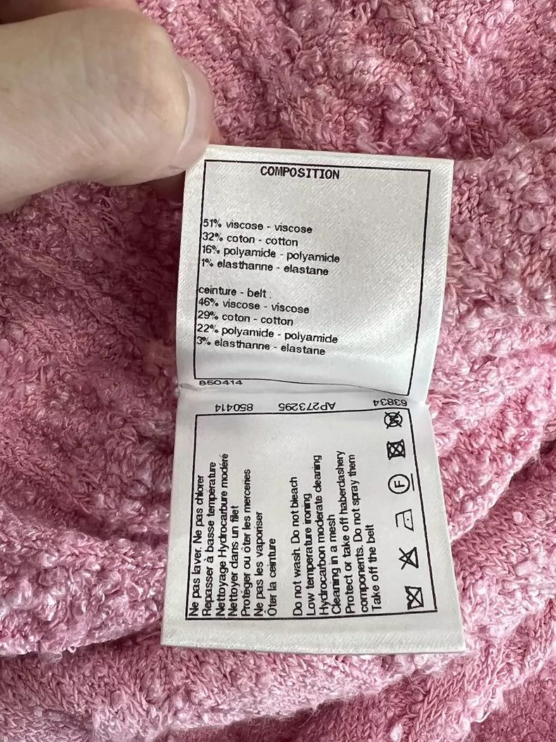 Chanel Chanel 22P Spring and Summer Preview Pink Dress Size XS / US 0-2 / IT 36-38 - 6 Thumbnail