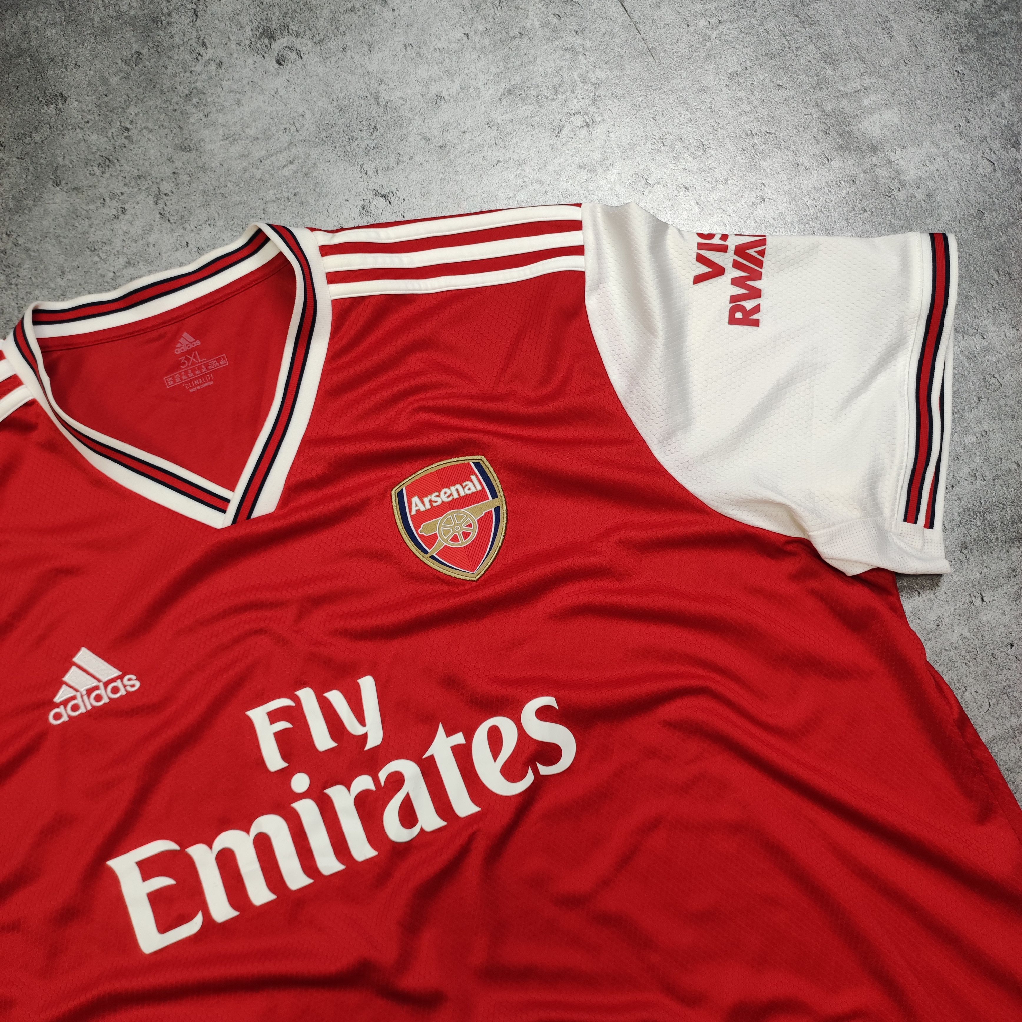 Adidas RARE 3XL Size Adidas x Arsenal London 2020 Home Jersey Size US XXL / EU 58 / 5 - 4 Thumbnail