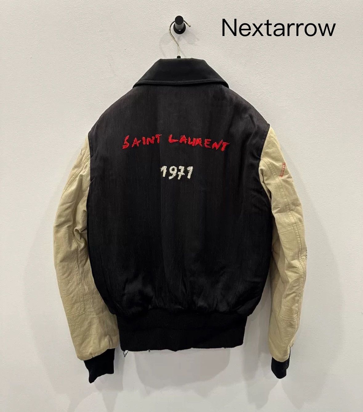 Saint Laurent Paris × Yves Saint Laurent Saint Laurent YSL Black Beige Show Jacket2412-Nextarrow Size US S / EU 44-46 / 1 - 2 Thumbnail