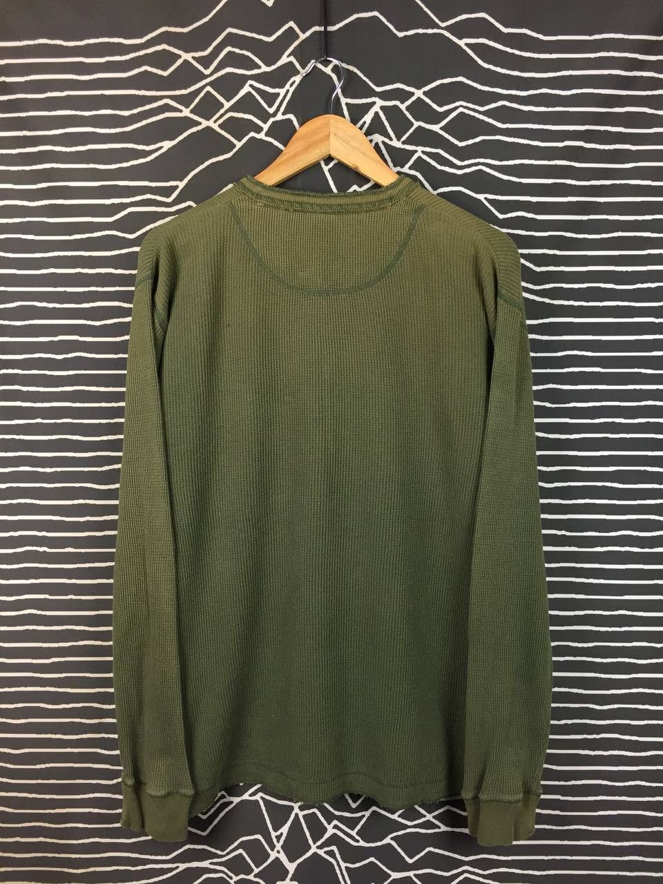 Uniqlo Uniqlo Authentic Original Wash Waffle Knit Henley Tee Size US XL / EU 56 / 4 - 5 Thumbnail