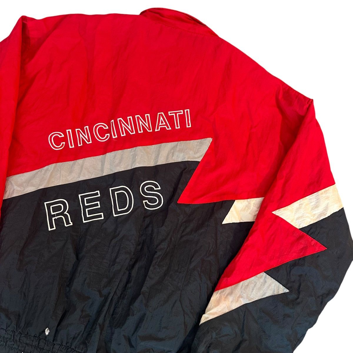 Starter Vintage 1990s Cincinnati Reds Starter MLB zip up windbreaker Size US XL / EU 56 / 4 - 4 Thumbnail