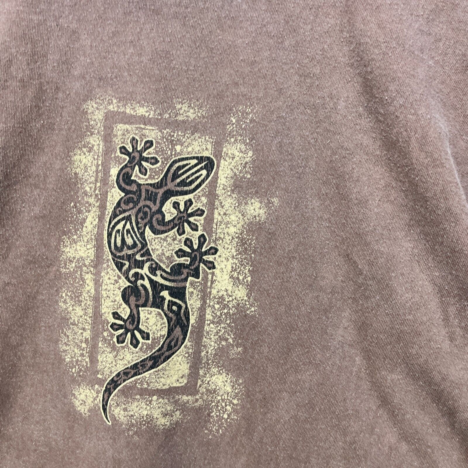 Vintage Vintage 90s Sun Faded Nature Hawaii Organic Cotton XL Gecko Size US XL / EU 56 / 4 - 3 Thumbnail