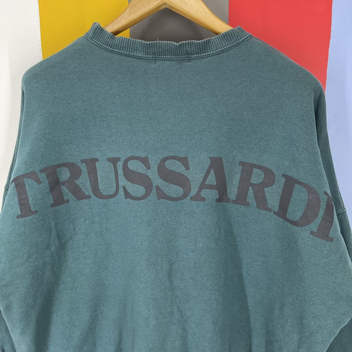 Trussardi TRUSSARDI Big Spell Crew Neck Sweatshirt #1705/06 Size US L / EU 52-54 / 3 - 2 Thumbnail