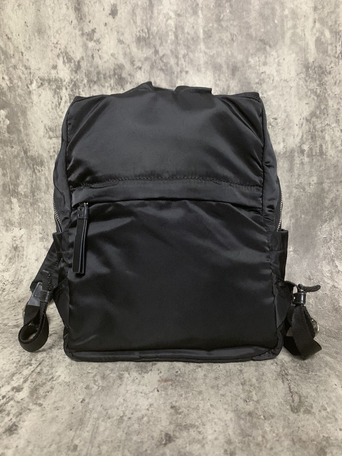 Yohji Yamamoto Yohji Yamamoto Y’saccs Nylon Mix Leather Small Backpack Size ONE SIZE - 7 Thumbnail