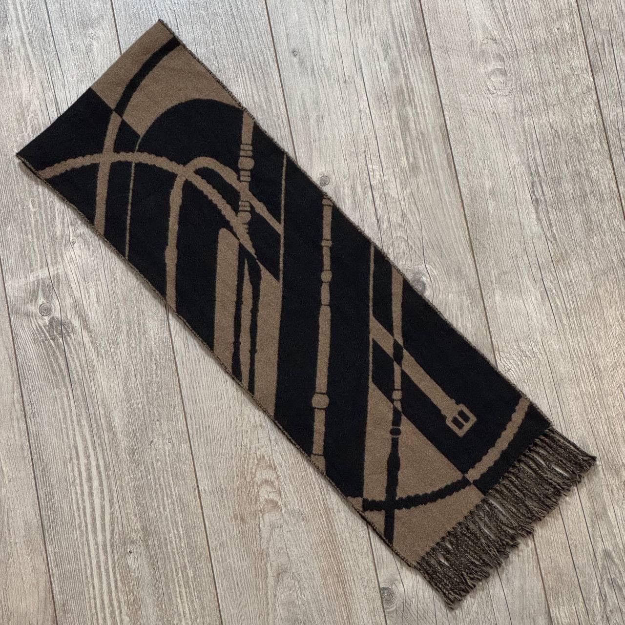 Hermes Vintage HERMES Cashmere Scarf Size ONE SIZE - 4 Thumbnail