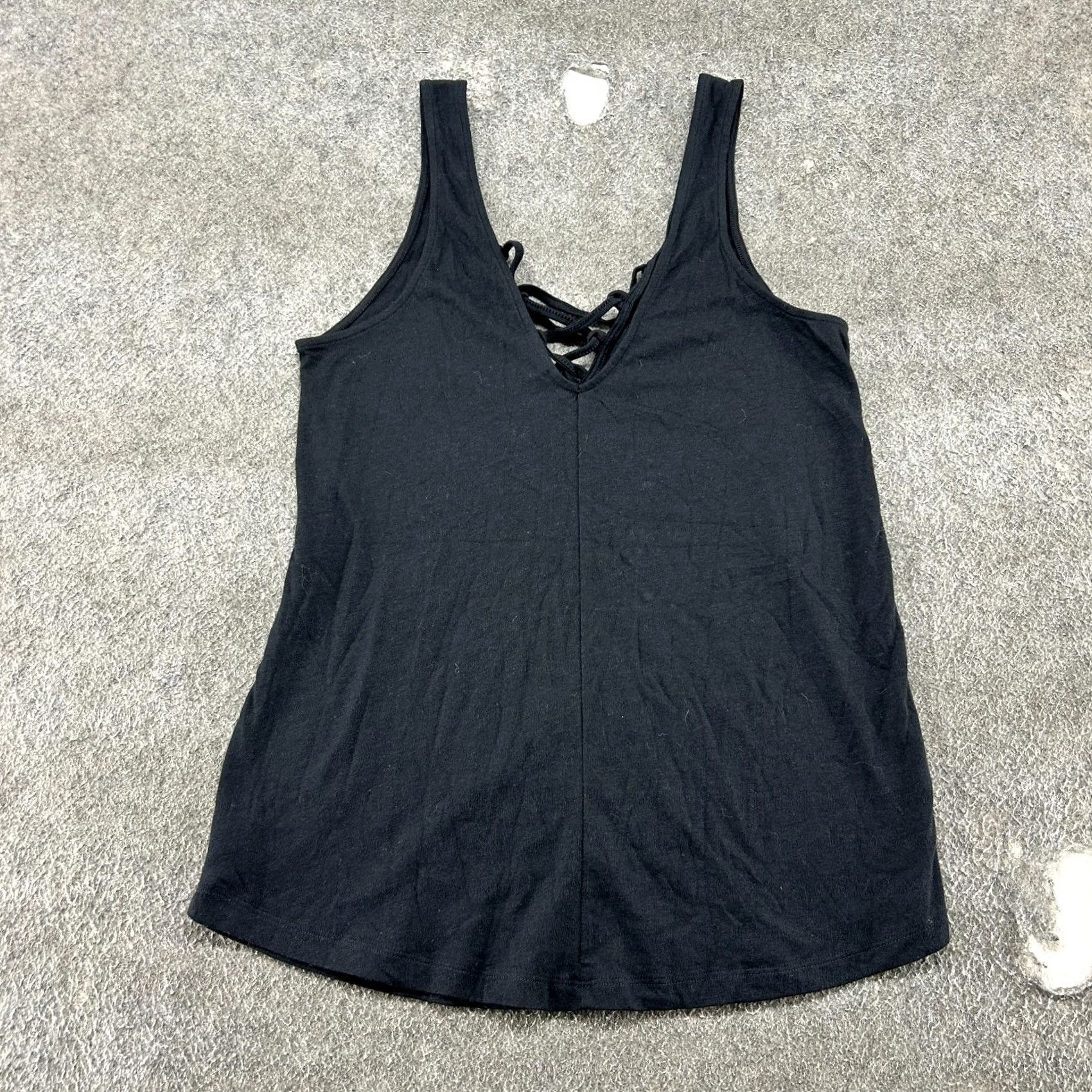 Victoria's Secret VINTAGE Victoria's Secret Pink Shirt Womens Small Black Lace Up Tank Top Skull Y2K Size S / US 4 / IT 40 - 5 Thumbnail