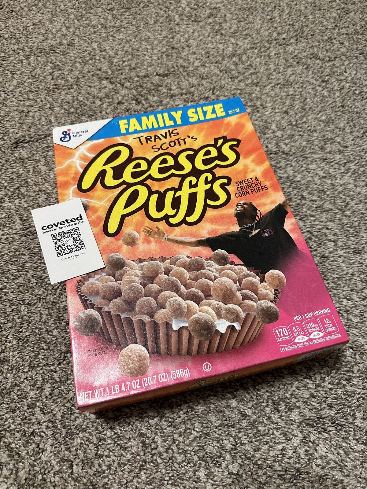 Travis Scott Travis Scott Cactus Jack Reese's Puffs Cereal Box Family ...