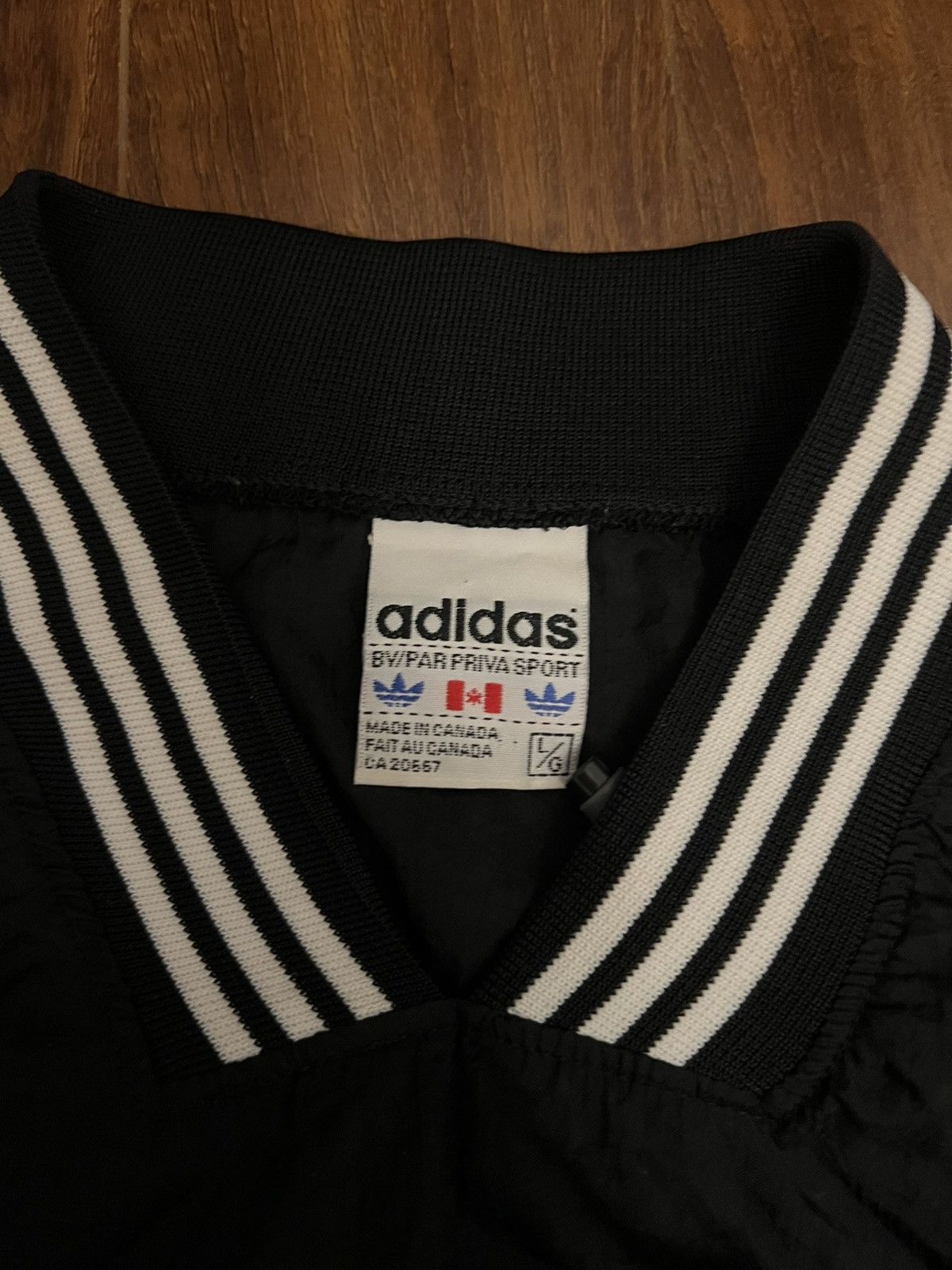 Adidas Vintage 90s Adidas Box Logo Windbreaker Size US L / EU 52-54 / 3 - 4 Thumbnail