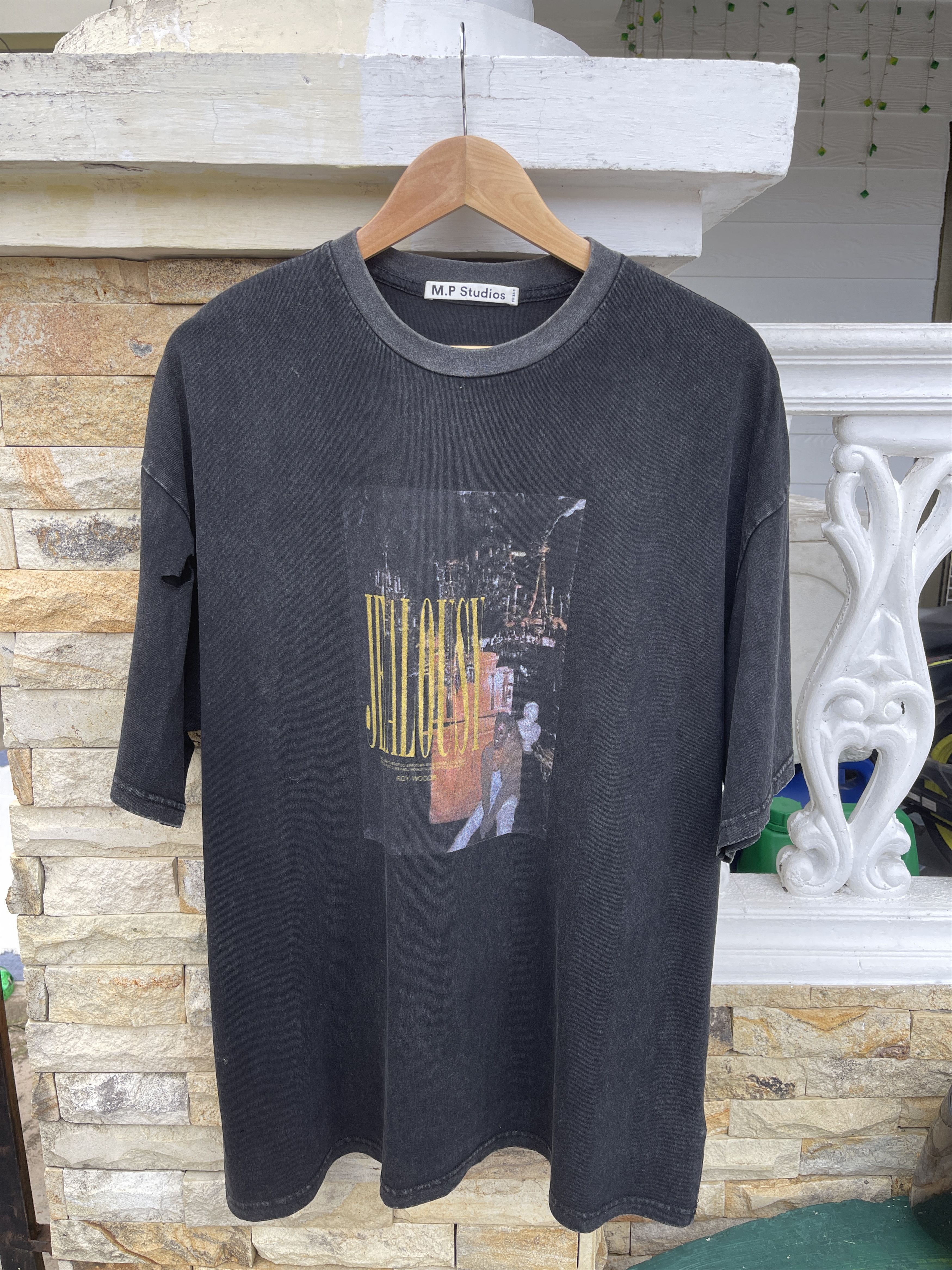 Japanese Brand Last Drop🔥Rare🔥Vintage M.P STUDIOS Sun Faded T-Shirt Size US XL / EU 56 / 4 - 2 Thumbnail