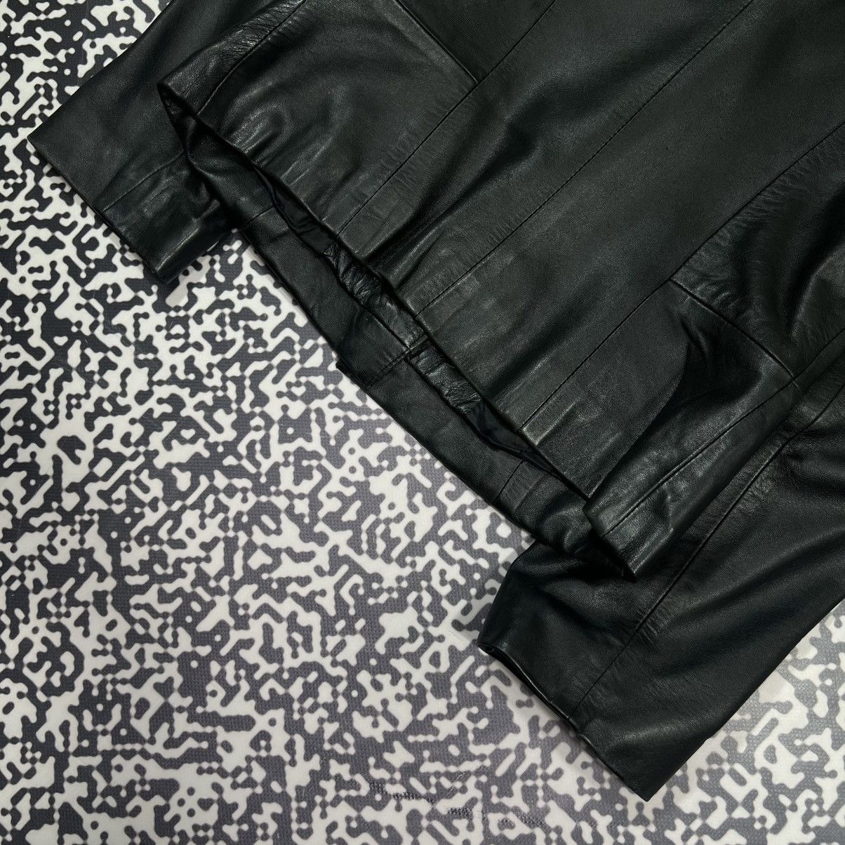 Japanese Brand Vintage Y2K Japanese Leather Jacket Blazer Opium Rick Style Size S / US 4 / IT 40 - 16 Thumbnail
