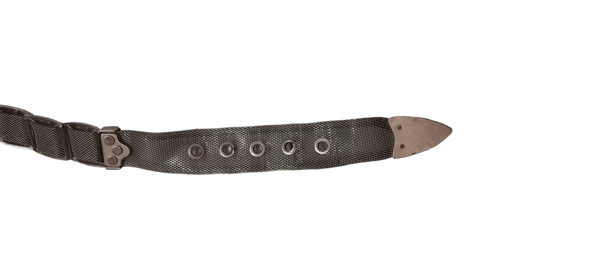 Designer × Seditionaries Mesh Japan metal punk belt (S188) Size 34 - 6 Thumbnail