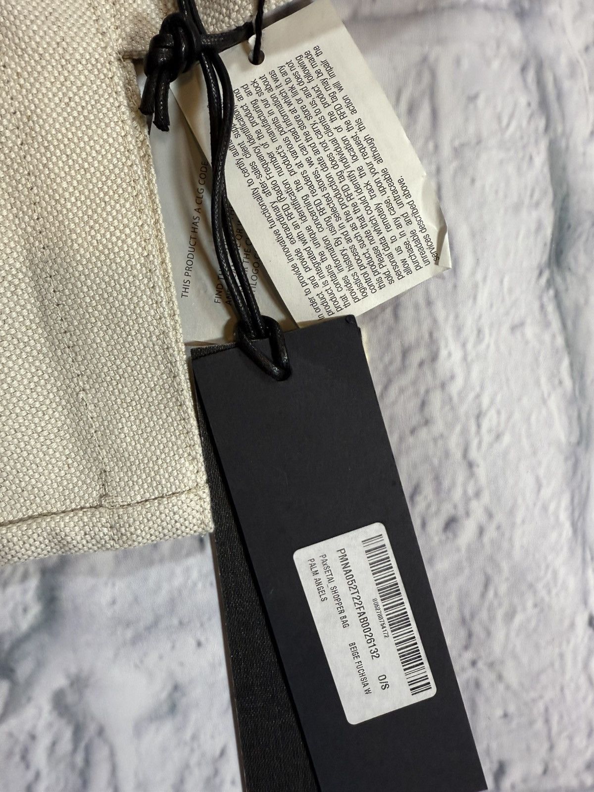 Palm Angels Palm Angels Miami Beach Cotton Canvas Shopper Bag Tote NWT Size ONE SIZE - 9 Thumbnail