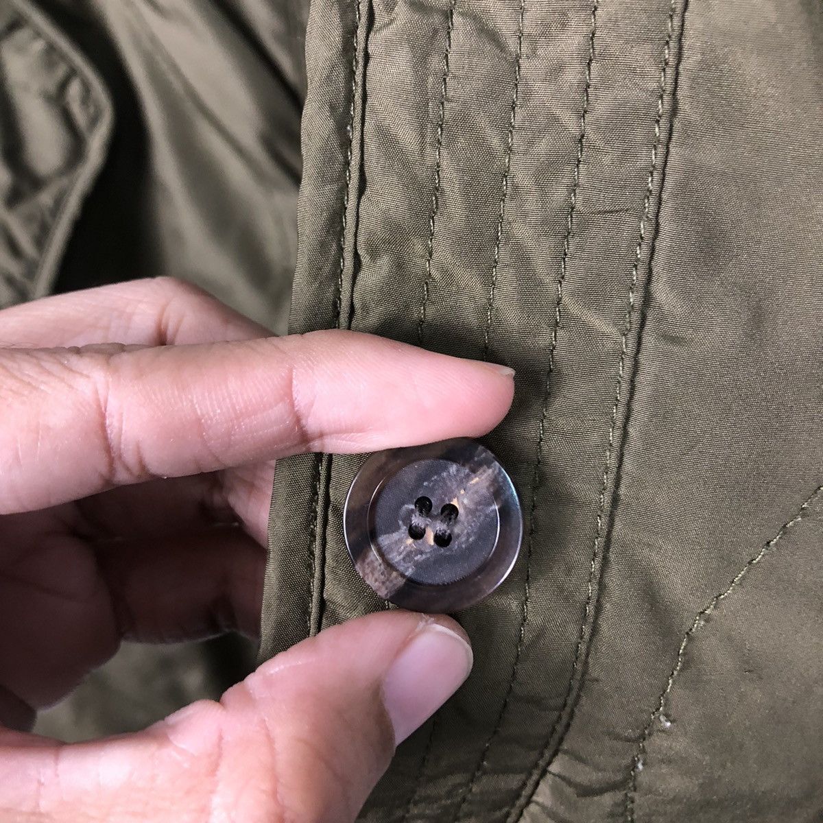 Japanese Brand 📌Vintage Button Jacket Military Design Qtume Issey Miyake Size US M / EU 48-50 / 2 - 17 Thumbnail