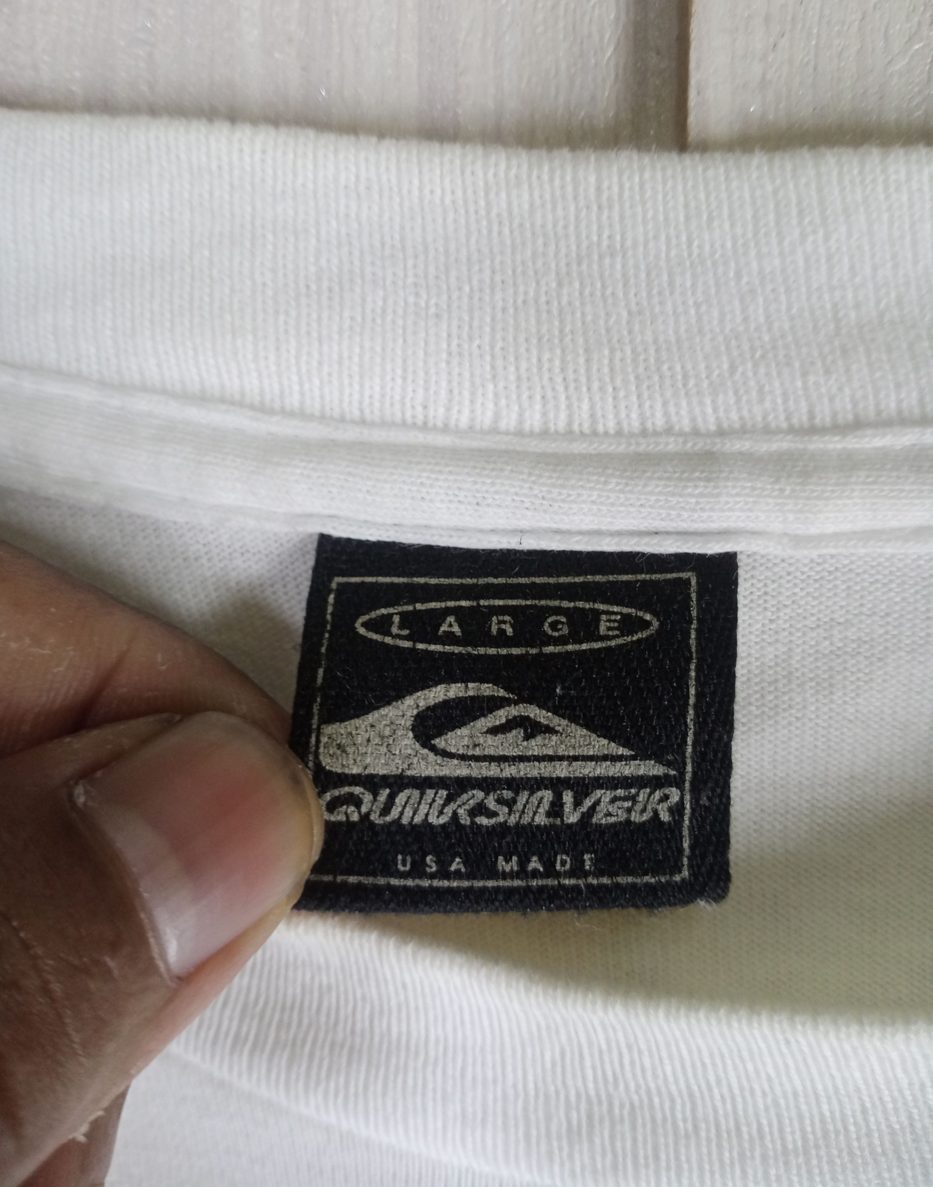 Quiksilver Rare Vintage 90s Quicksilver Big Logo Long Sleeve Tshirt Size US L / EU 52-54 / 3 - 8 Thumbnail