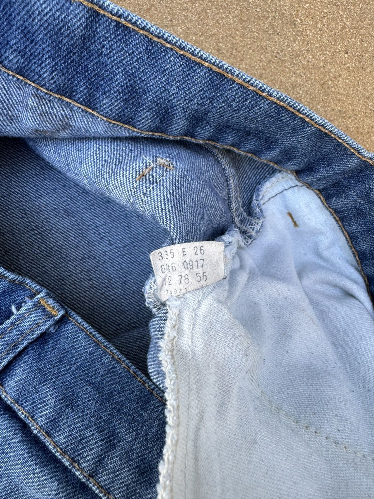 Levi's Vtg 80’s Levi’s 646 Orange Tab Bellbottom Flare Jeans 34x29 Size US 34 / EU 50 - 6 Thumbnail